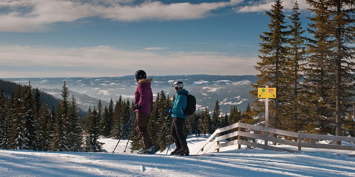 Skiing in Norway - Hafjell