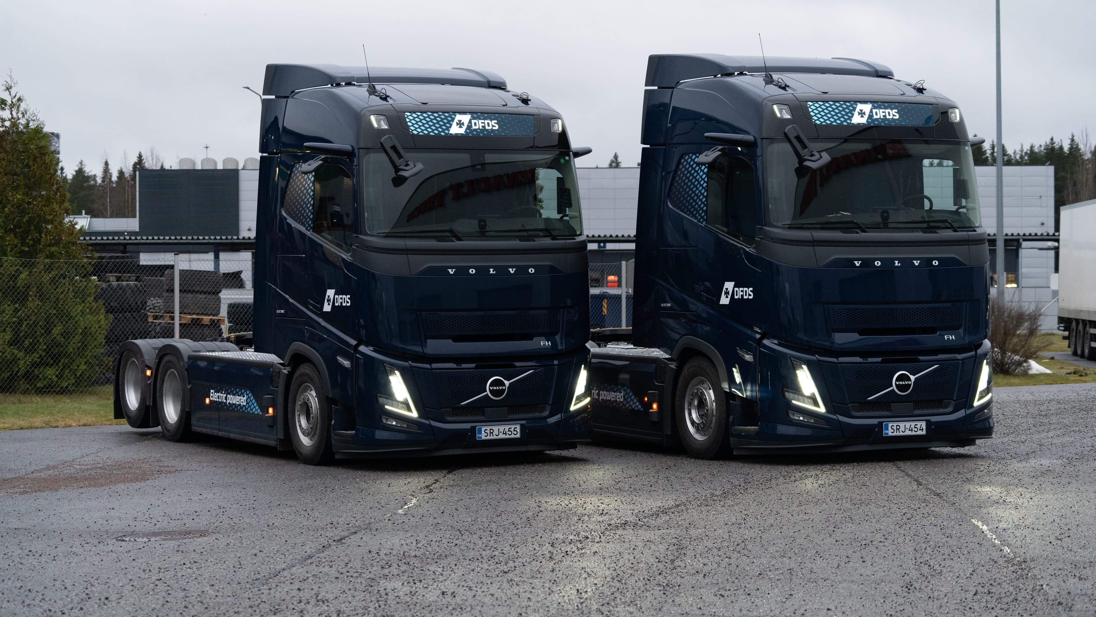 DFDS electric trucks launched in Finland
