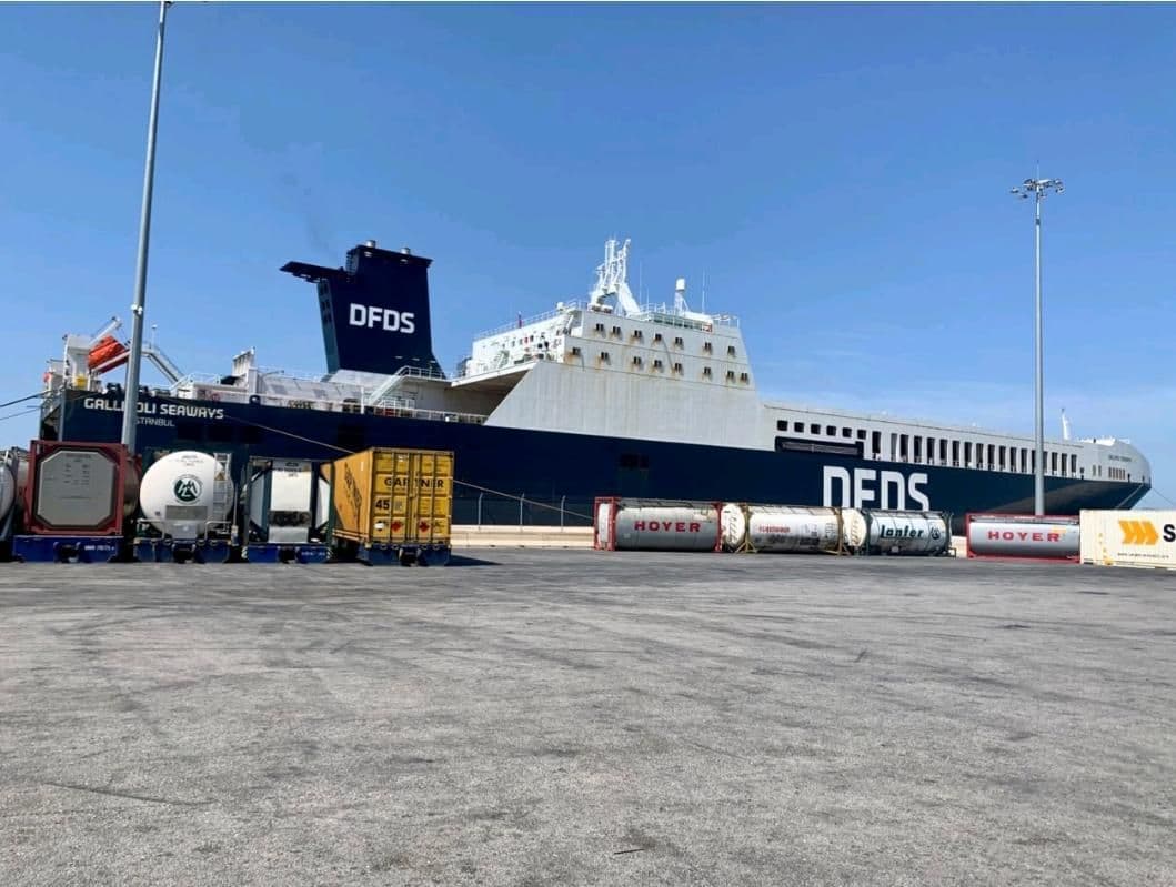 Gallipoli Seaways will operate between Patras and Trieste. Here she is seen in Patras.