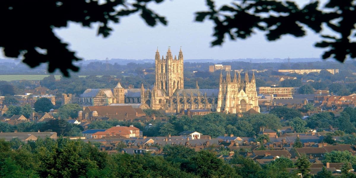 A view of Canterbury Cathedral