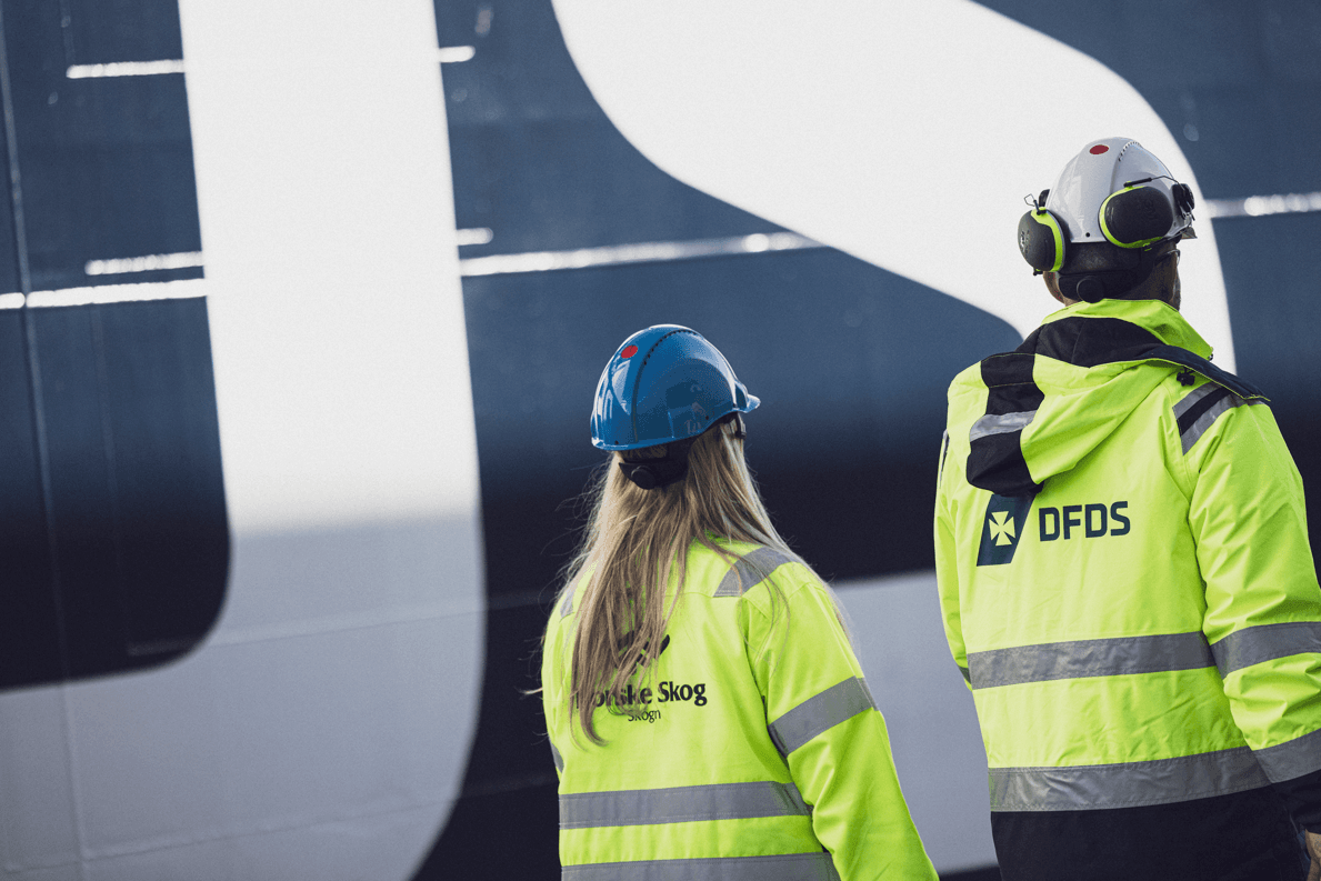 Anställda på Norske Skog och DFDS.