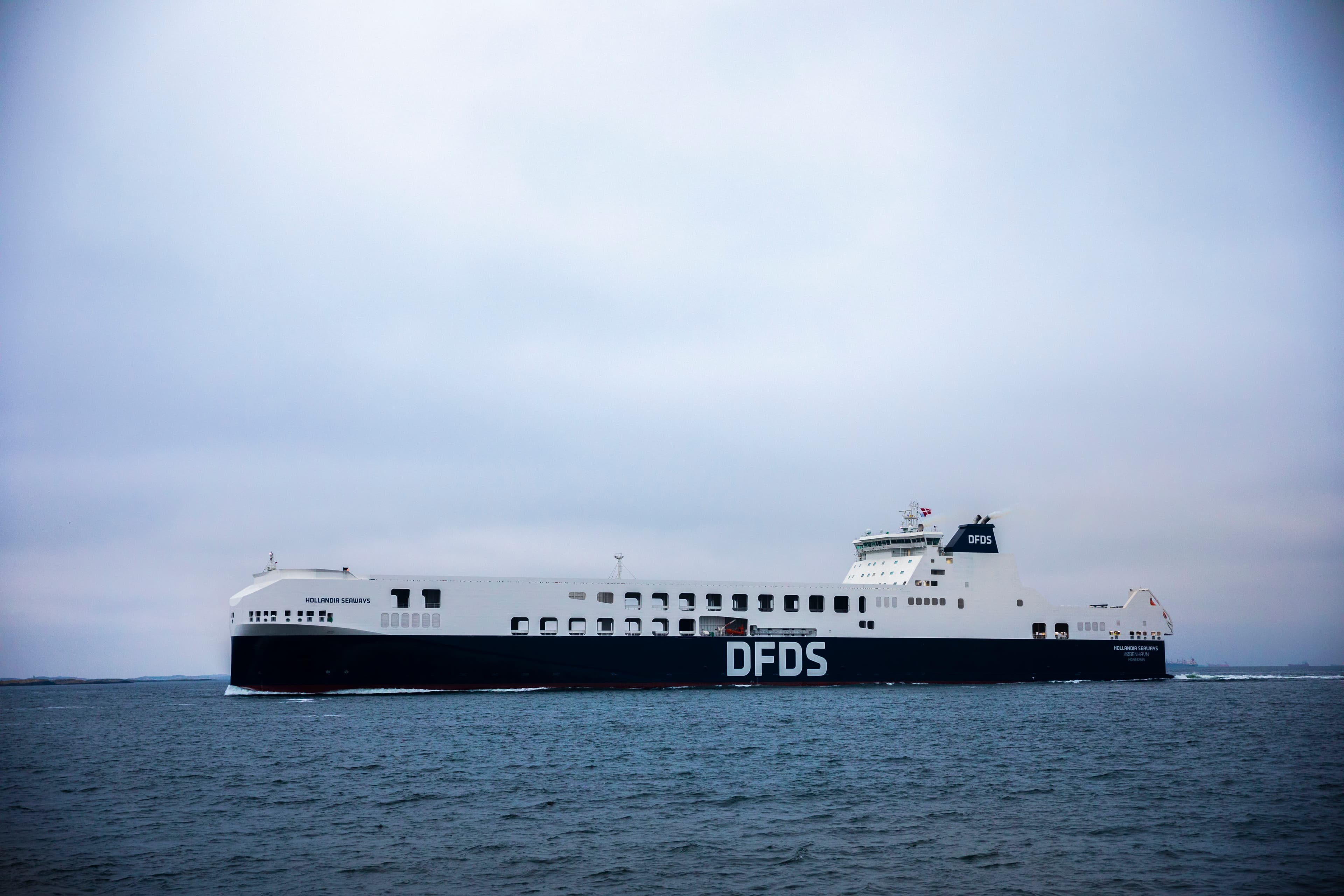 A vessel docked at Vlaardingen terminal